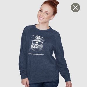 Headline Shirts “Who’s Laughing Meow” Sweatshirt